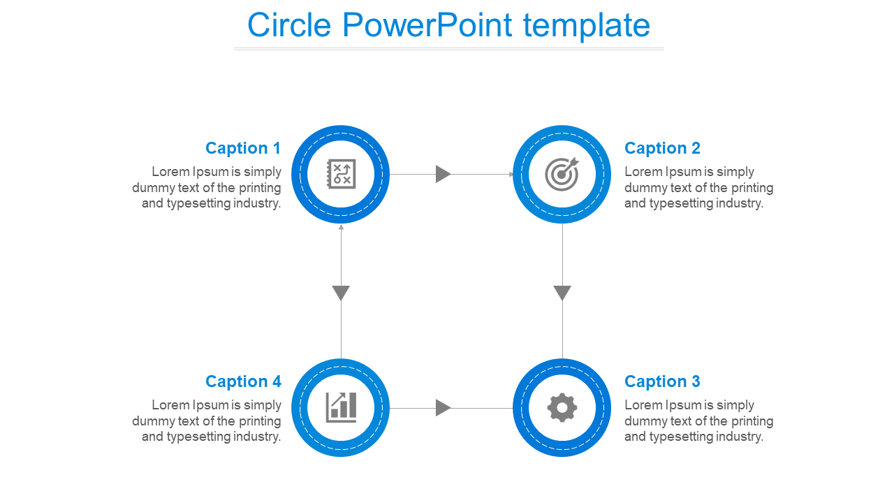 Free - Awesome Circle PowerPoint Template For Presentation